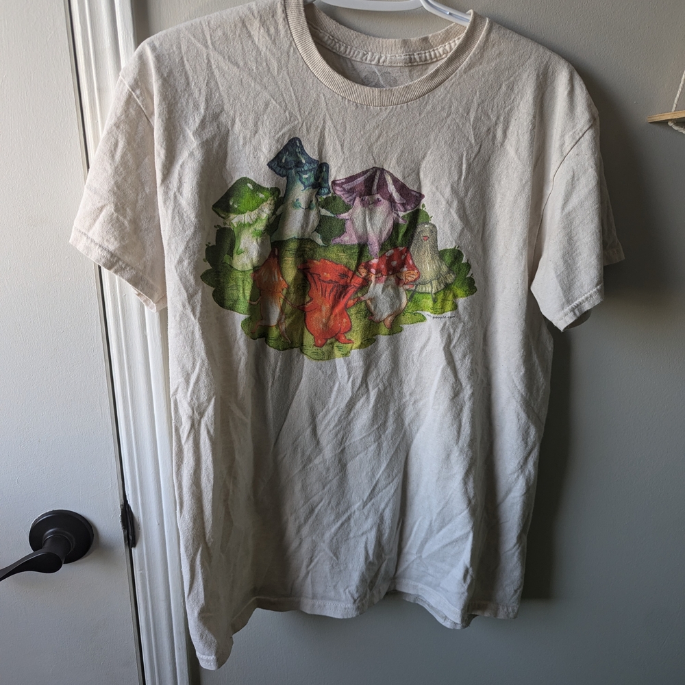 Root People Mushrooms Playing Ring Around The Rosie Graphic Tee